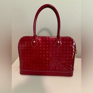 Arcadia Italian Classic Patent Leather Red / Ruby bag
